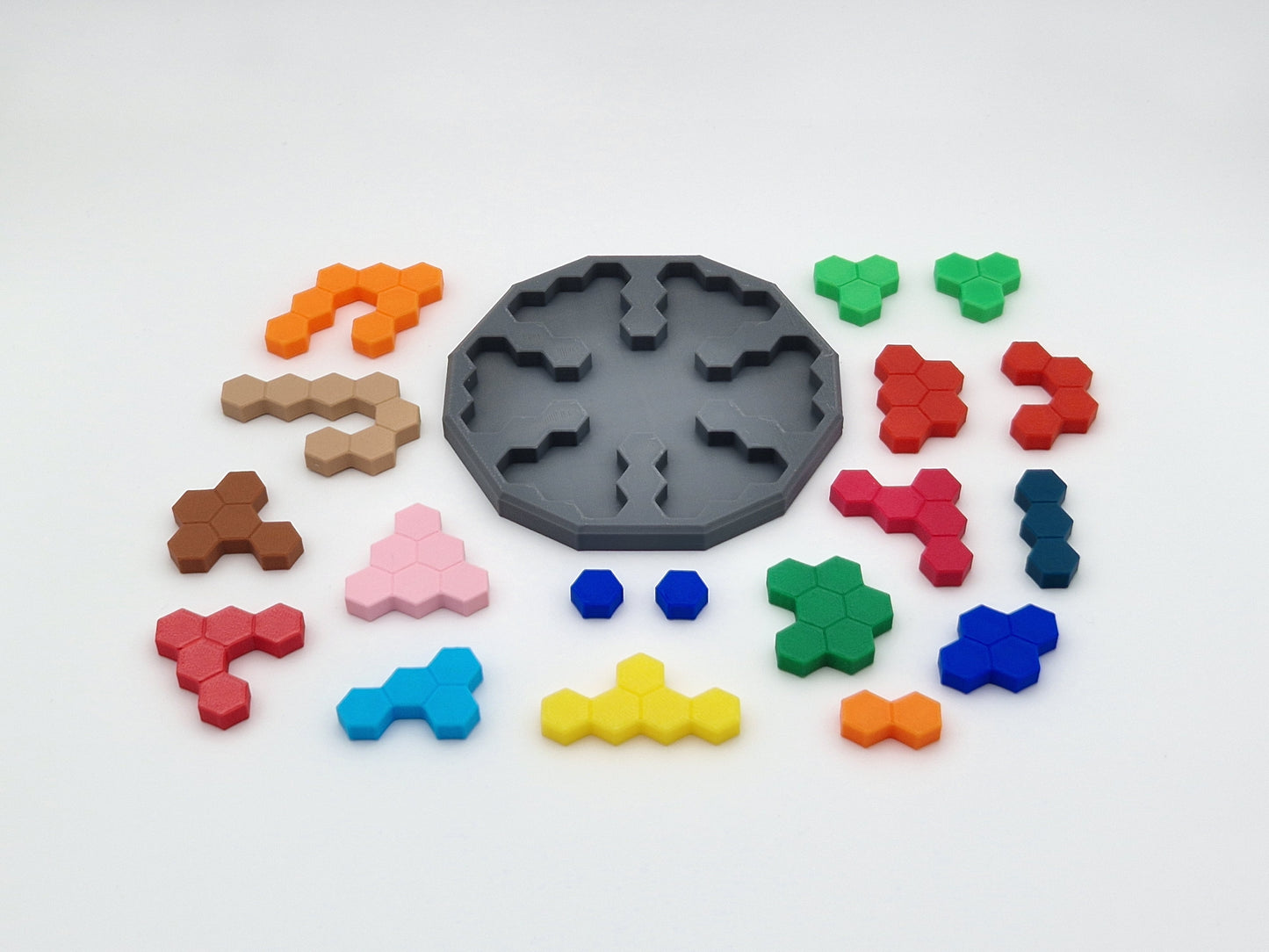 Schneeflocke Hexagon Puzzle