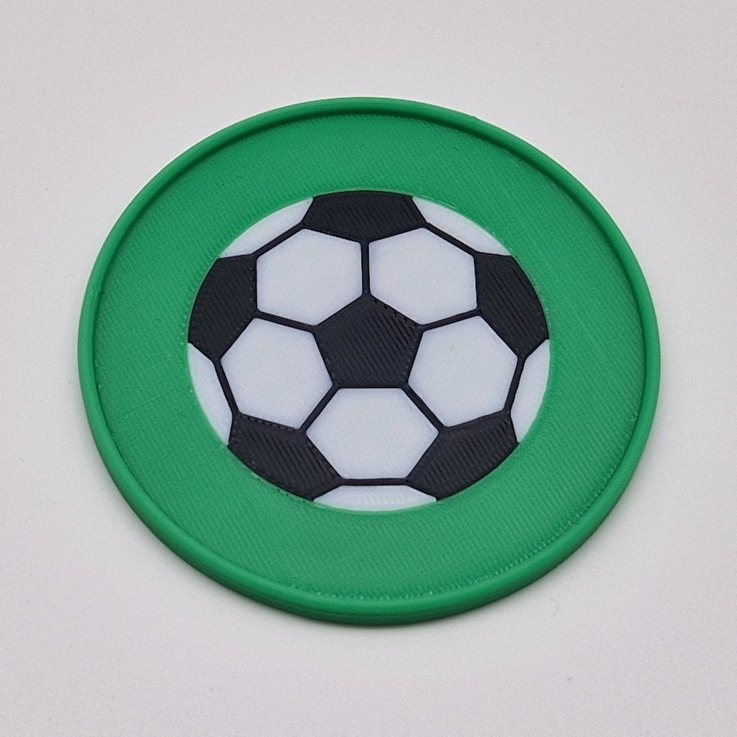 Fußball Glasuntersetzer Set