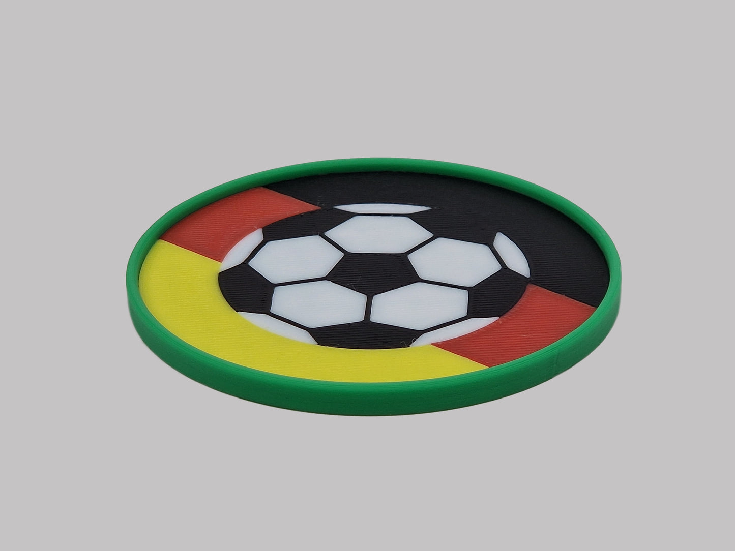 Fußball Glasuntersetzer Set