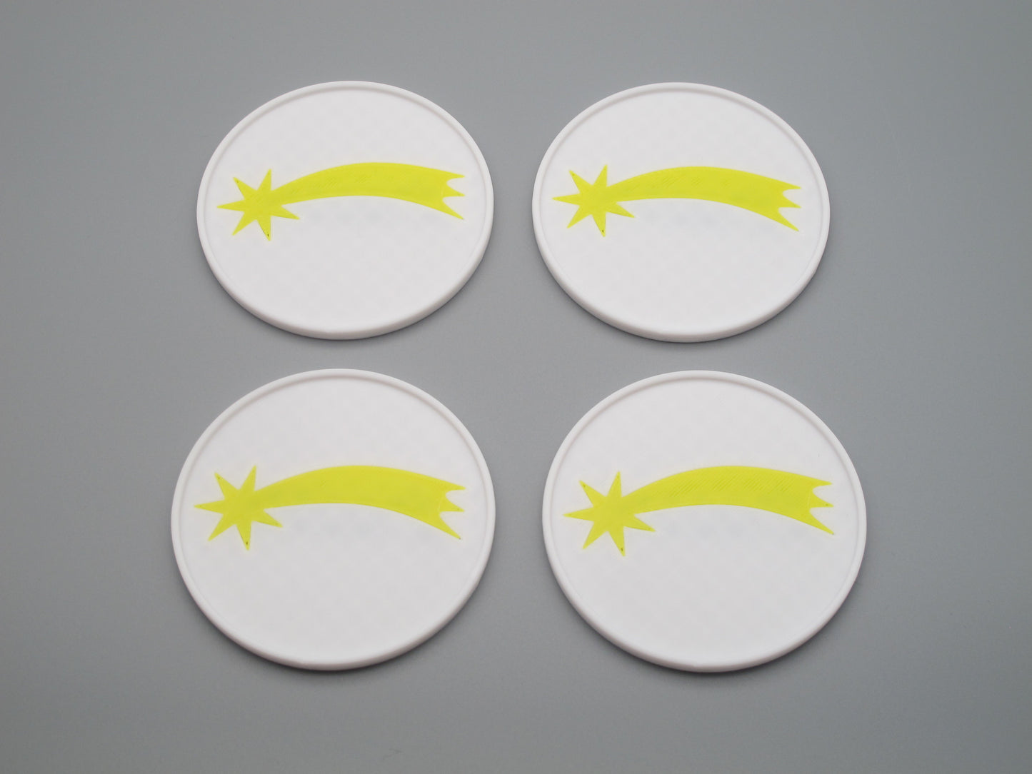 Sternschnuppe Glasuntersetzer Set