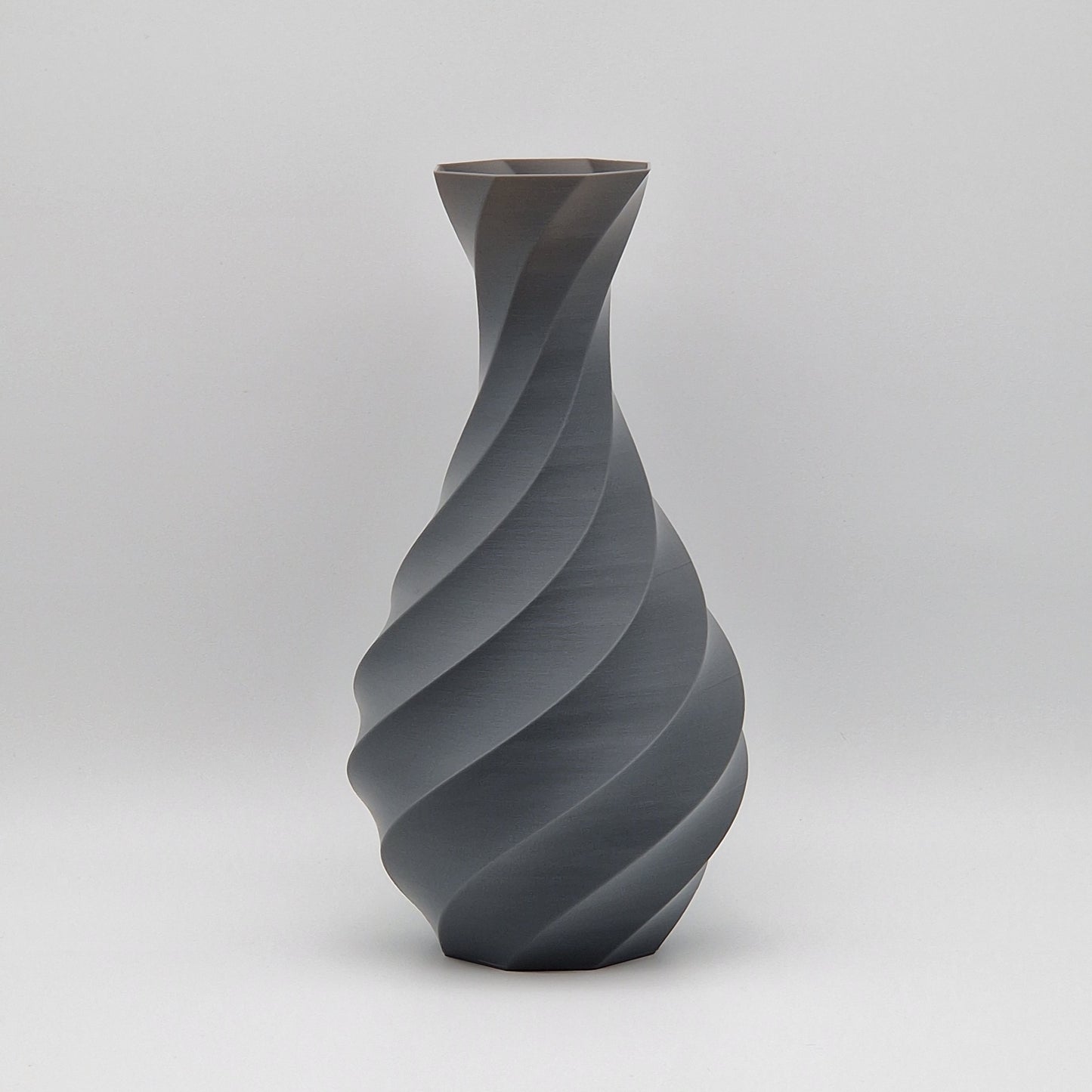 Große wasserdichte Vase mit Spiralmuster