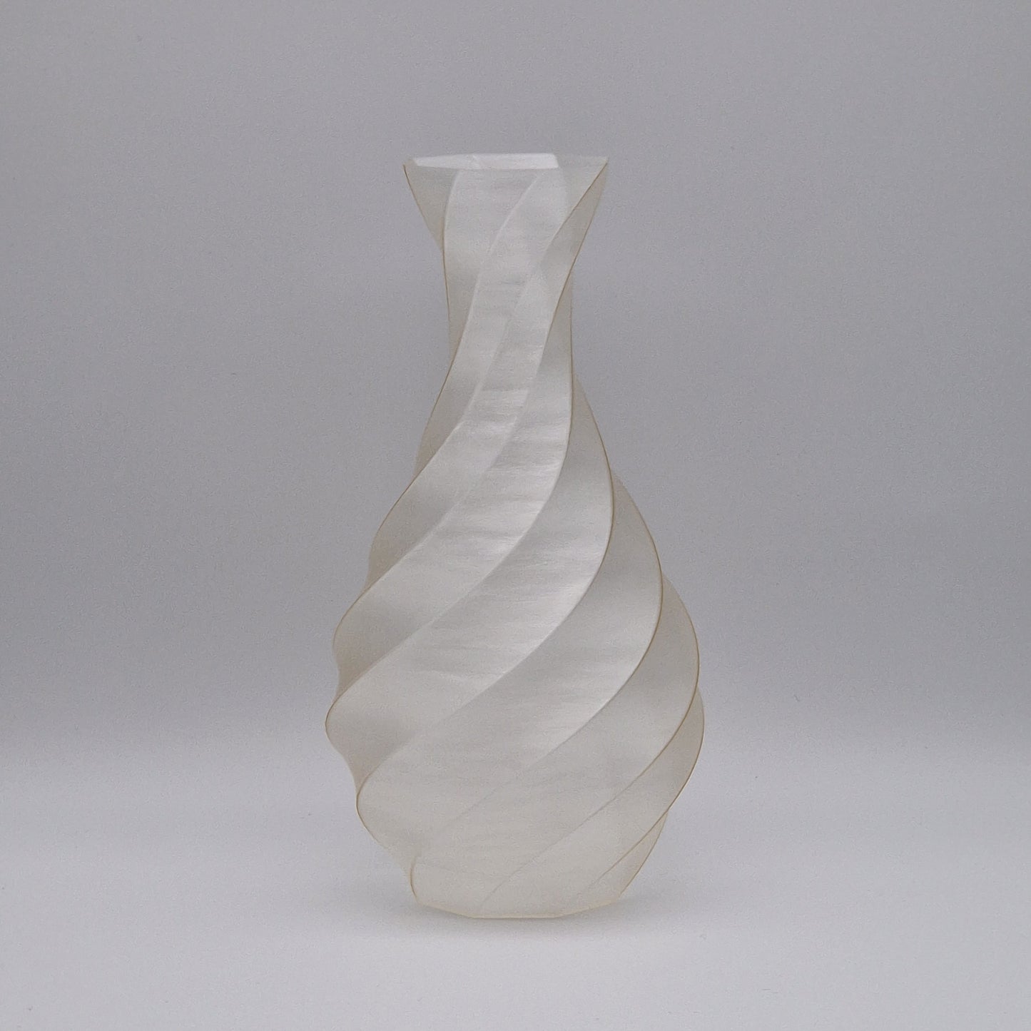 Große wasserdichte Vase mit Spiralmuster