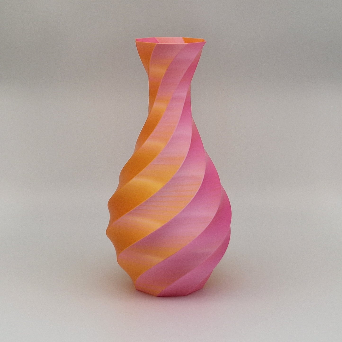 Große wasserdichte Vase mit Spiralmuster