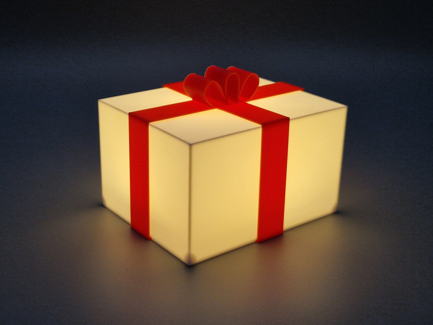 Leuchtendes Geschenk mit Timer