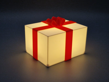 Leuchtendes Geschenk mit Timer