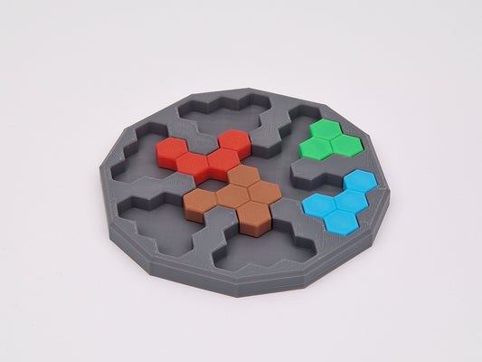 Schneeflocke Hexagon Puzzle