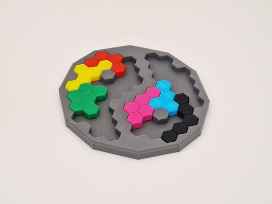 Yin Yang Hexagon Puzzle