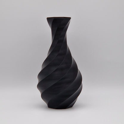 Große wasserdichte Vase mit Spiralmuster