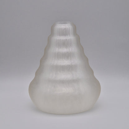 Breite Vase mit Wellenmuster | Wasserdicht