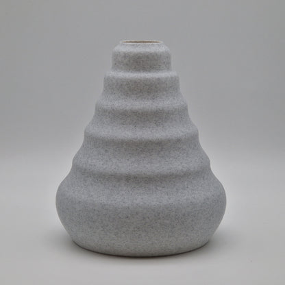 Breite Vase mit Wellenmuster | Wasserdicht